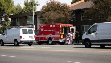 Granada Hills, CA - One Critically Burned in Crash Between Big Rigs on 5 Freeway
