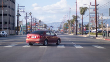 Los Angeles, CA - Three Hurt in Four-Car Crash on Winnetka Ave.