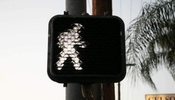 Injury Pedestrian Crash at Van Nuys Blvd & Plummer St