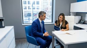 slip and fall attorney evaluating restaurant injury claim