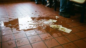wet floor hazard restaurant slip and fall