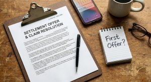 First settlement offer for a slip and fall claim and what it means